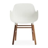 Normann Copenhagen Form Lænestol stol valnød hvid - 602768 Normann Copenhagen Form Lænestol stol valnød hvid - 602768