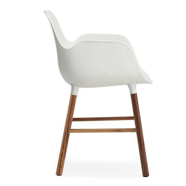 Normann Copenhagen Poltrona Form sedia noce bianco - 602768