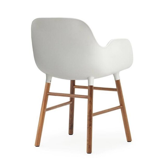 Normann Copenhagen Poltrona Form sedia noce bianco - 602768