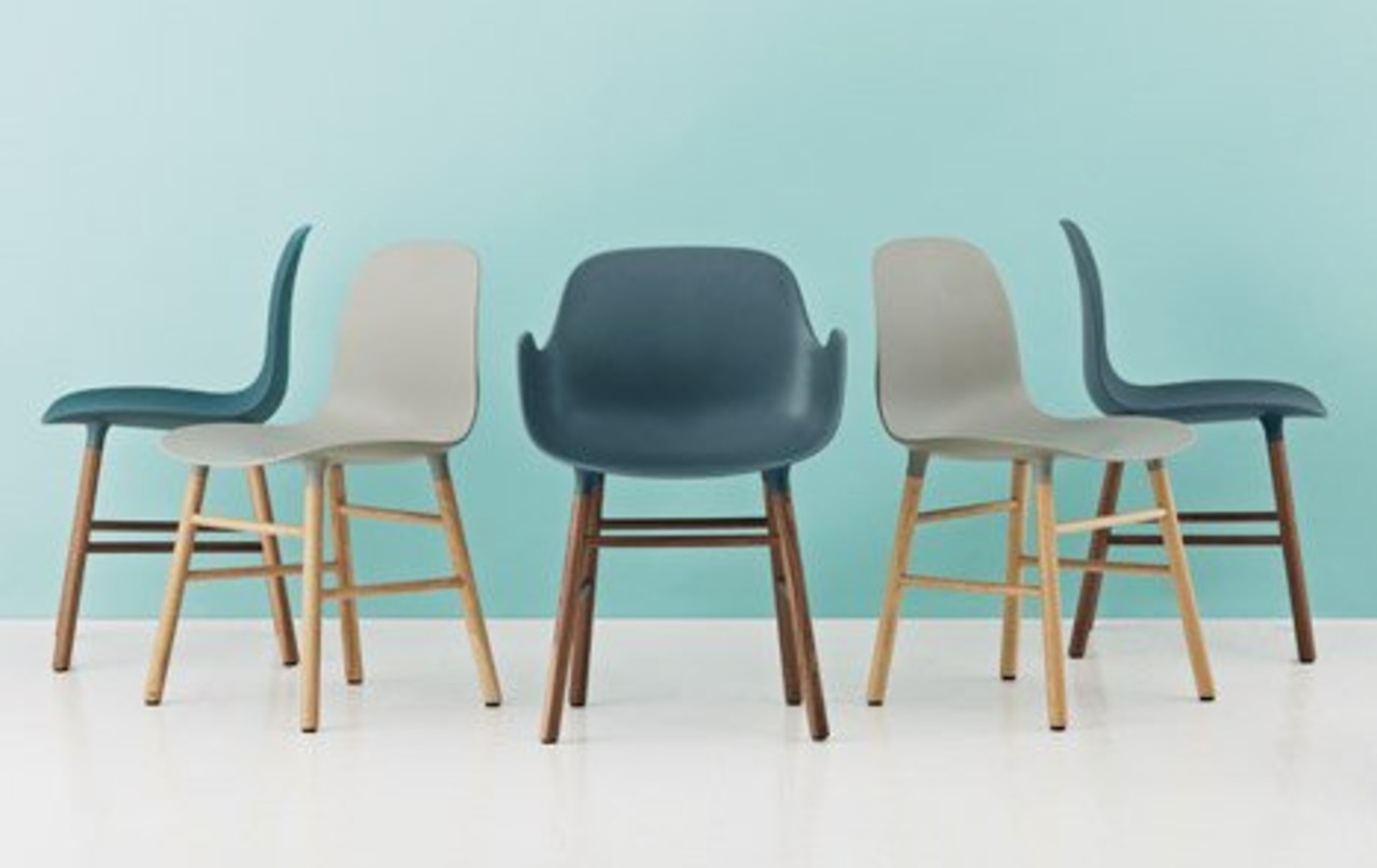 Normann Copenhagen Form Armchair chair walnut gray - 602769 Normann Copenhagen Form Armchair chair walnut gray - 602769