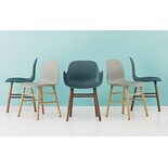 Normann Copenhagen Form Fauteuil chaise noyer gris - 602769 Normann Copenhagen Form Fauteuil chaise noyer gris - 602769