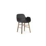 Normann Copenhagen Form Sesselstuhl Walnuss schwarz - 602770