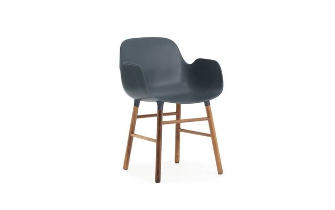 Normann Copenhagen Form Sesselstuhl Walnussblau - 602771