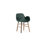 Normann Copenhagen Form Sillón silla verde nogal - 602772