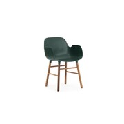 Normann Copenhagen Form Sillón silla verde nogal - 602772