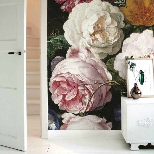 KEK Amsterdam Golden Age Flowers III blommig tapet