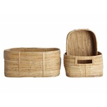 House Doctor Chaka set of 3 rattan baskets House Doctor Chaka set of 3 rattan baskets