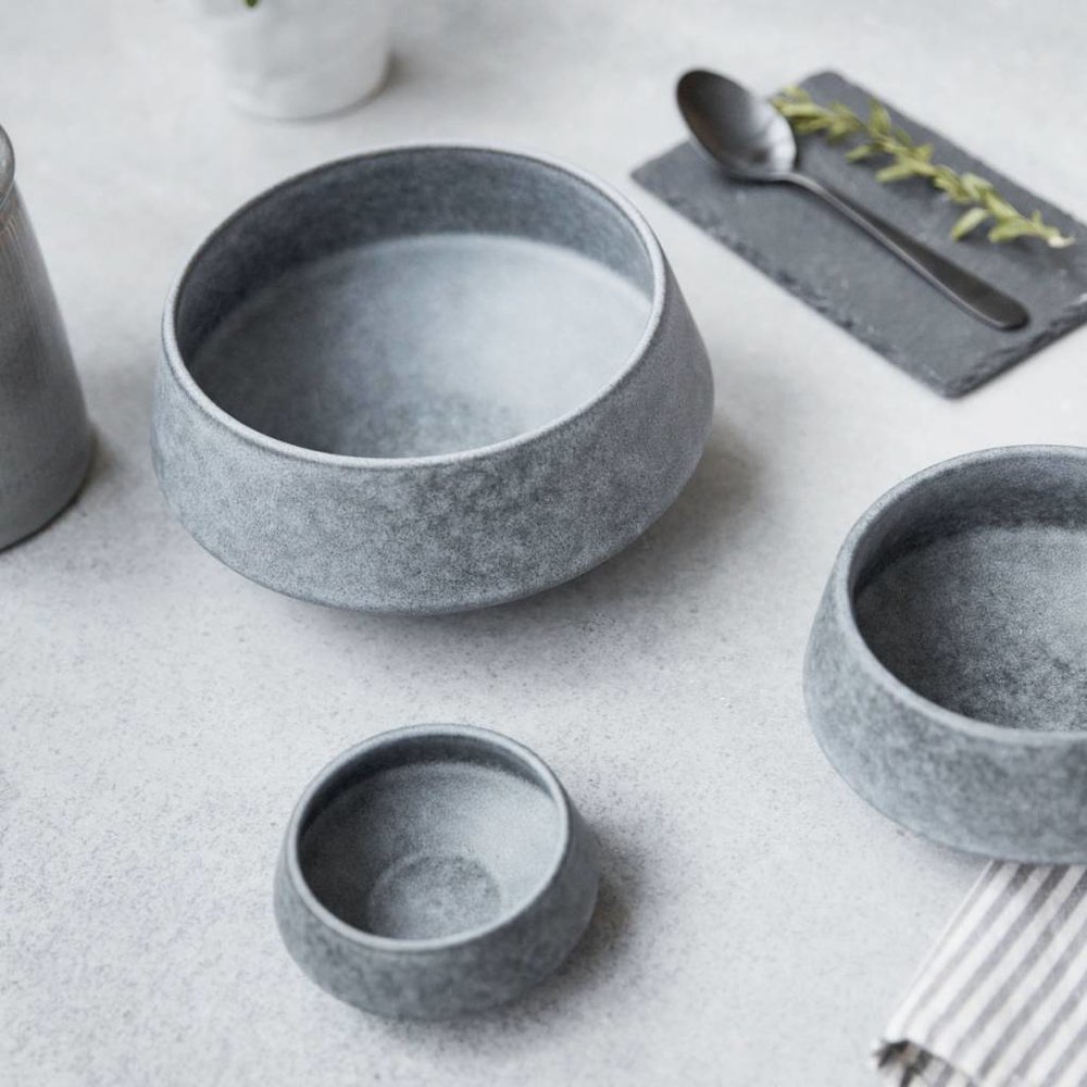 House Doctor Greystone Graustufen ø18x10cm