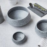 House Doctor Greystone gråskala ø18x10cm