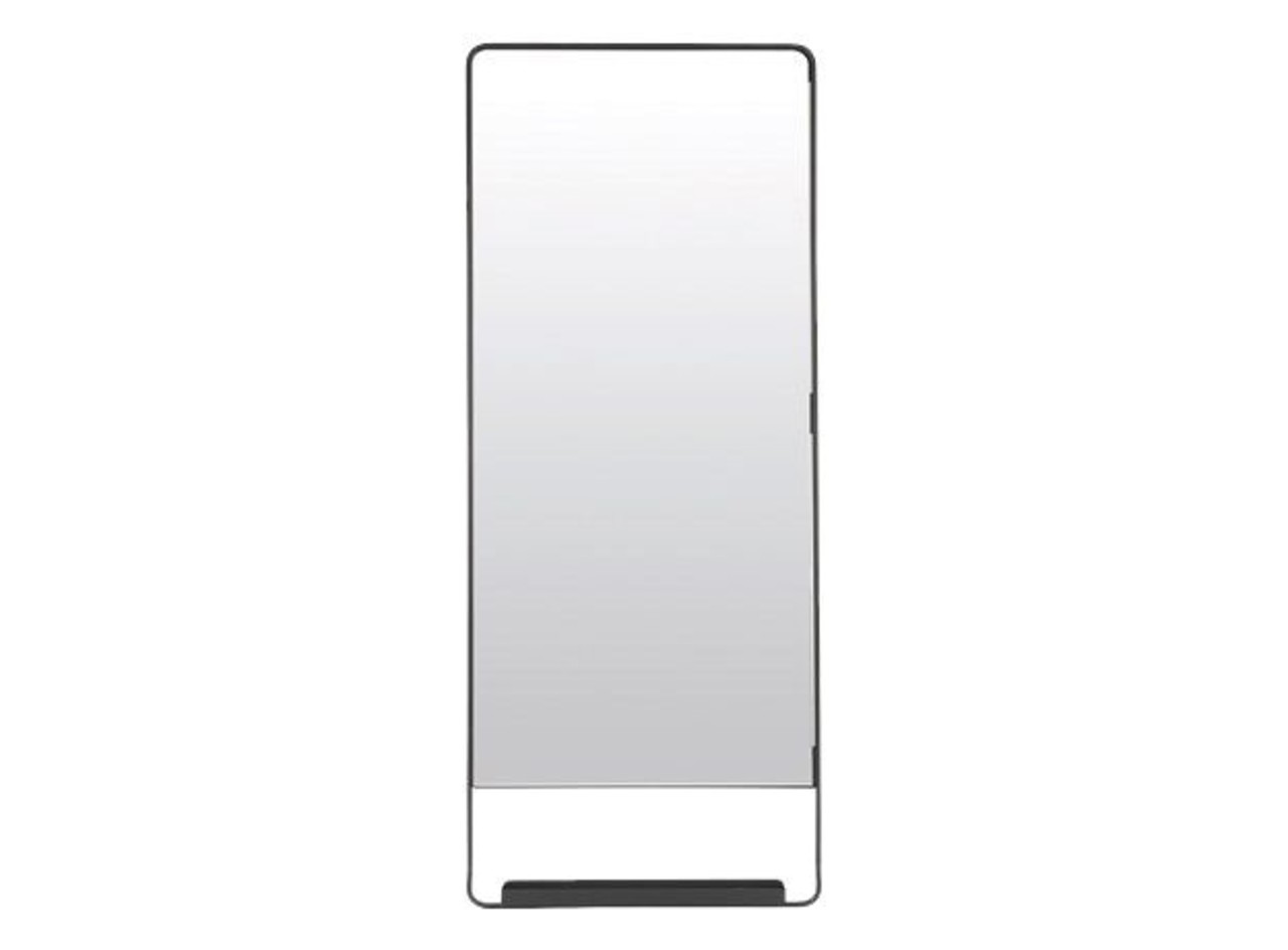 House Doctor Chic spiegel met plank zwart House Doctor Chic spiegel met plank zwart