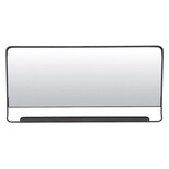 House Doctor Chic mirror with shelve black
