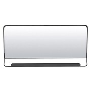 House Doctor Chic mirror with shelve black