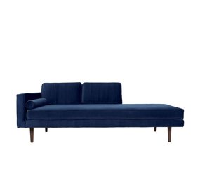 Broste Copenhagen Wind Chaiselong sofa blå Broste Copenhagen Wind Chaiselong sofa blå