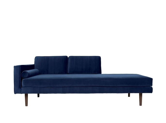 Broste Copenhagen Wind Chaiselong sofa blue