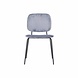 House Doctor Comma stoel metaal grijs 55,5x51x83cm House Doctor Comma stoel metaal grijs 55,5x51x83cm
