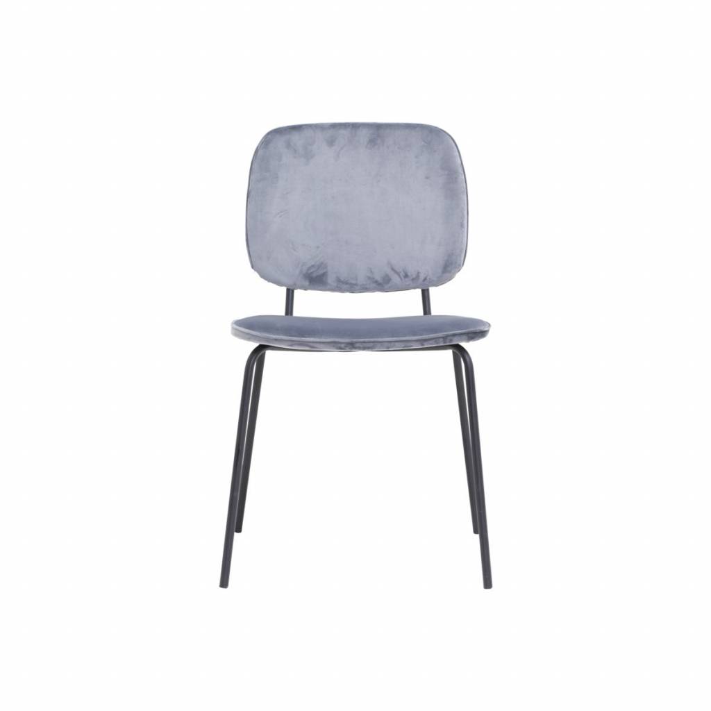 House Doctor Comma chair metal gray 55,5x51x83cm