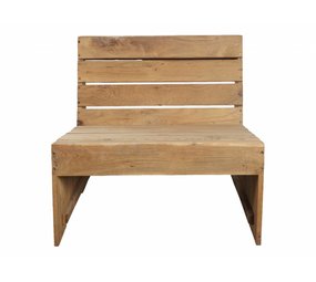 House Doctor bois chaise longue Woodie