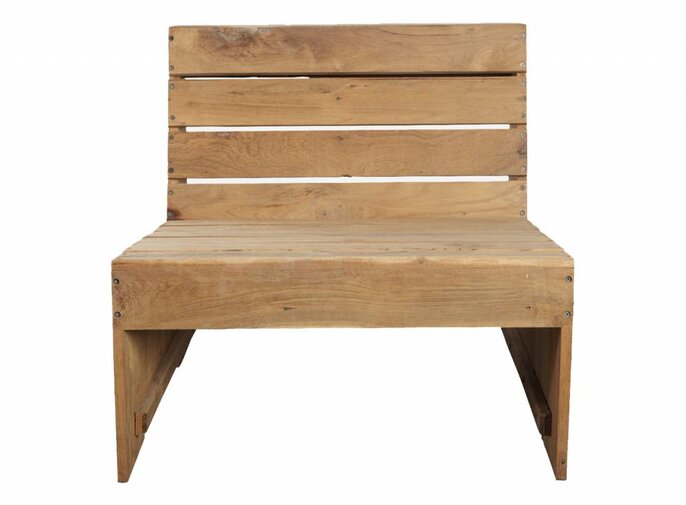 House Doctor bois chaise longue Woodie