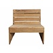 House Doctor Woodie lounge stoel hout House Doctor Woodie lounge stoel hout