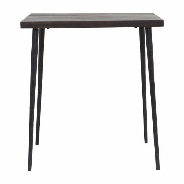 House Doctor Slated table wood black 70x70x76cm