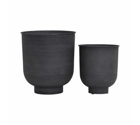 House Doctor Vig vaso di fiori grigio set