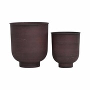 House Doctor Vig brûlé ensemble pot de fleurs henna