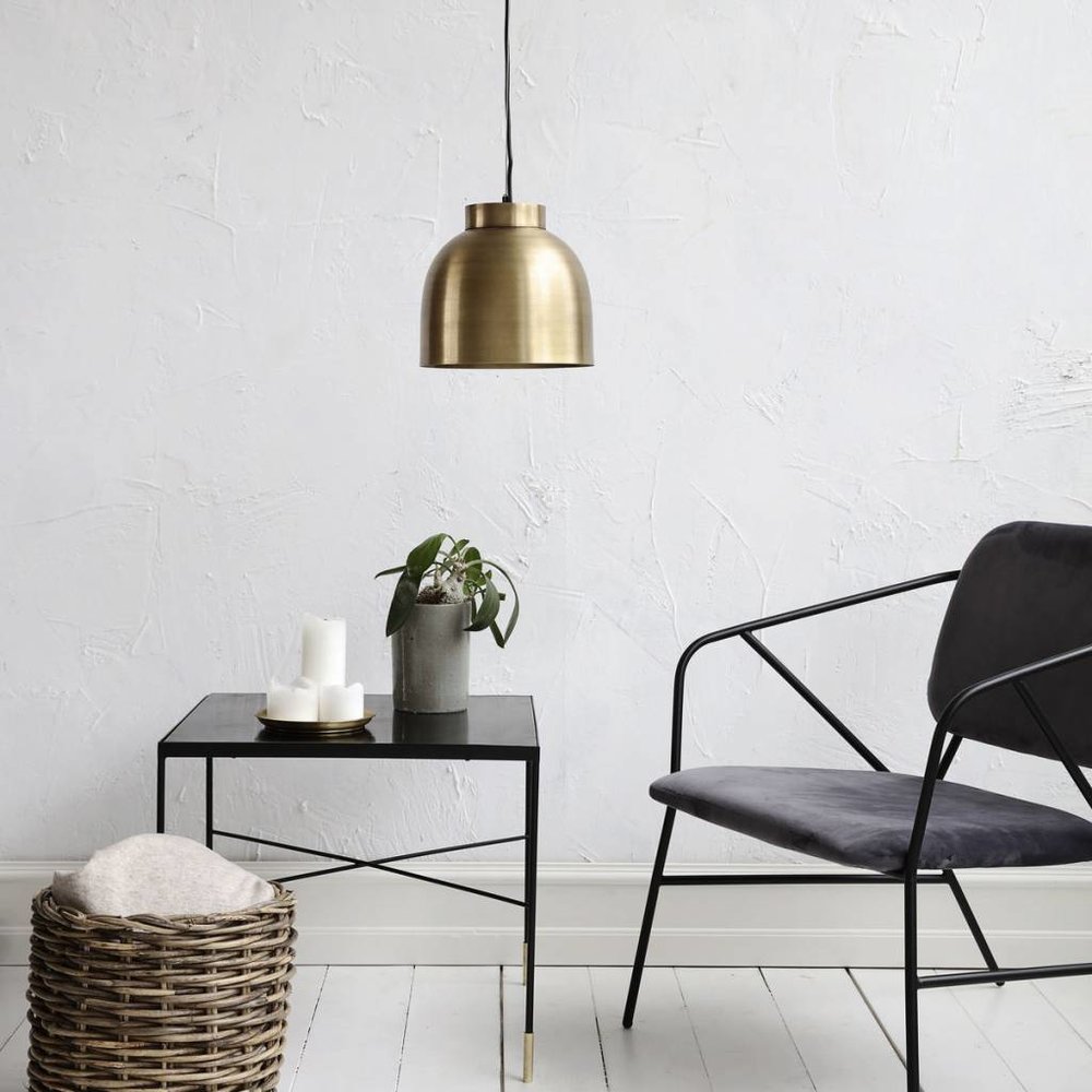 House Doctor Bowl pendant light brass Ø22x20cm