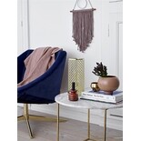 Bloomingville Elegant fauteuil blauw velours Bloomingville Elegant fauteuil blauw velours