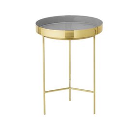 Bloomingville Tray tafel grijs Ø30x40cm Bloomingville Tray tafel grijs Ø30x40cm