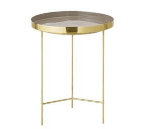 Bloomingville Tray tafel bruin Ø40x50cm Bloomingville Tray tafel bruin Ø40x50cm