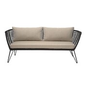 Bloomingville Mundo sofa zwart 175x72x74 cm