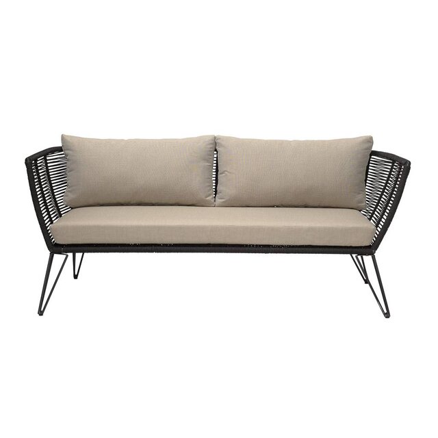 Bloomingville Mundo sofa black 175x72x74 cm