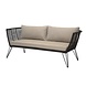 Bloomingville Mundo sofa zwart 175x72x74 cm Bloomingville Mundo sofa zwart 175x72x74 cm