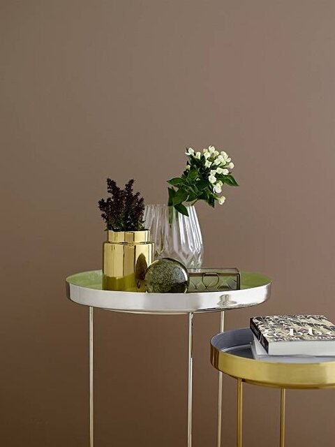 Bloomingville Tray tafel grijs Ø30x40cm