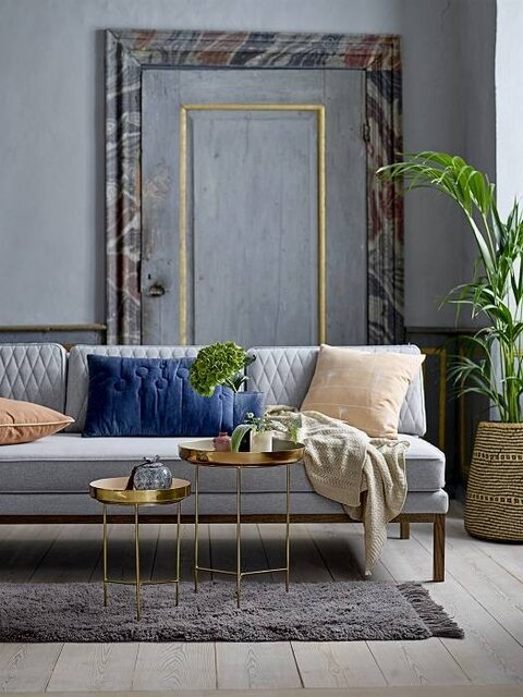 Bloomingville tavolino marrone Ø40x50cm Bloomingville tavolino marrone Ø40x50cm