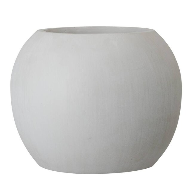 Bloomingville Pot de fleurs gris Ø25x20cm