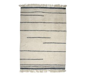 Bloomingville Tapis en laine naturelle 200x140cm Bloomingville Tapis en laine naturelle 200x140cm