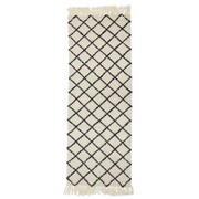 Bloomingville Vloerkleed naturel wol 200x70cm Bloomingville Vloerkleed naturel wol 200x70cm