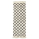 Bloomingville Vloerkleed naturel wol 200x70cm Bloomingville Vloerkleed naturel wol 200x70cm