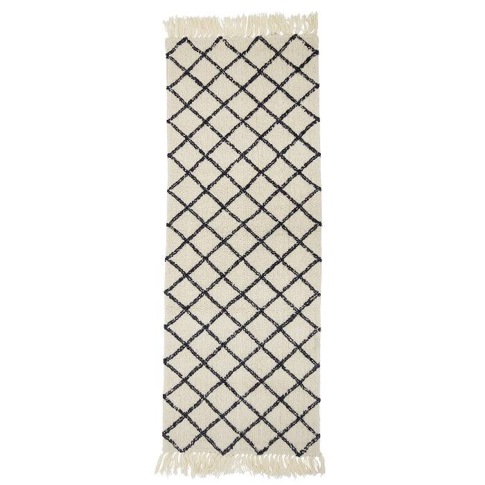 Bloomingville Woll-Teppich 200x70cm