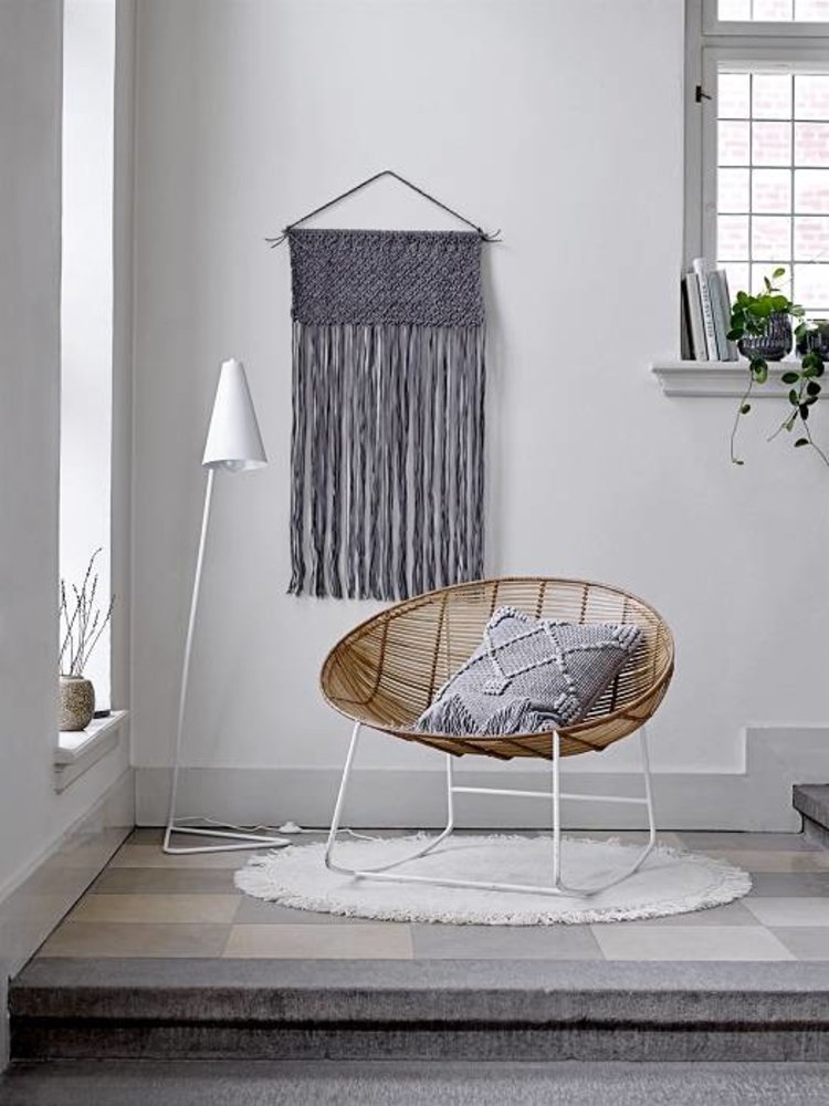 Bloomingville tappeto di lana intorno Ø110cm Bloomingville tappeto di lana intorno Ø110cm