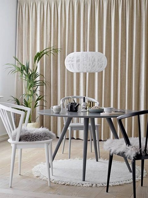 Bloomingville laine de tapis autour Ø110cm