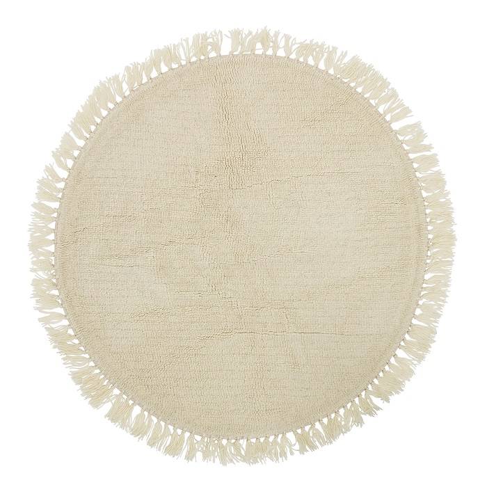 Bloomingville Teppich Wolle um Ø110cm