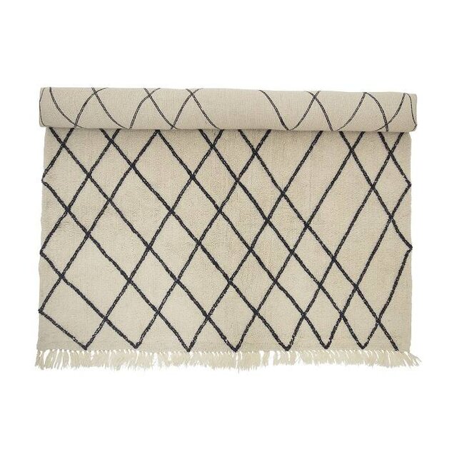 Bloomingville Tapis en laine naturelle 300x200cm