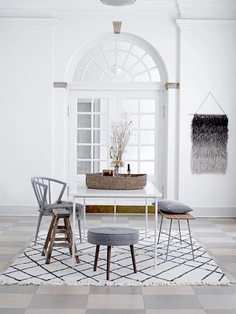 Bloomingville Tapis en laine naturelle 300x200cm