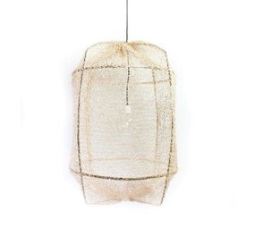 Ay Illuminate Hanglamp Z1 zwart sisal net tea dyed ø67x100cm Ay Illuminate Hanglamp Z1 zwart sisal net tea dyed ø67x100cm