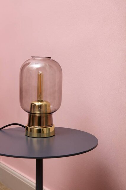 Normann Copenhagen AMP tafellamp grijs messing - 502168