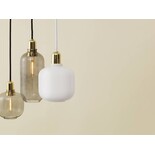 Normann Copenhagen AMP Small hanging lamp gray brass - 502164 Normann Copenhagen AMP Small hanging lamp gray brass - 502164