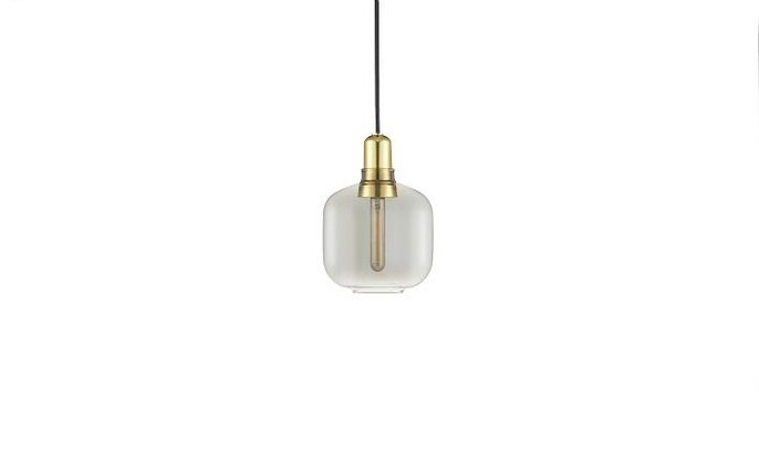 Normann Copenhagen AMP Small hanglamp grijs messing - 502164