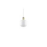 Normann Copenhagen AMP Small hanglamp wit messing - 502165 Normann Copenhagen AMP Small hanglamp wit messing - 502165